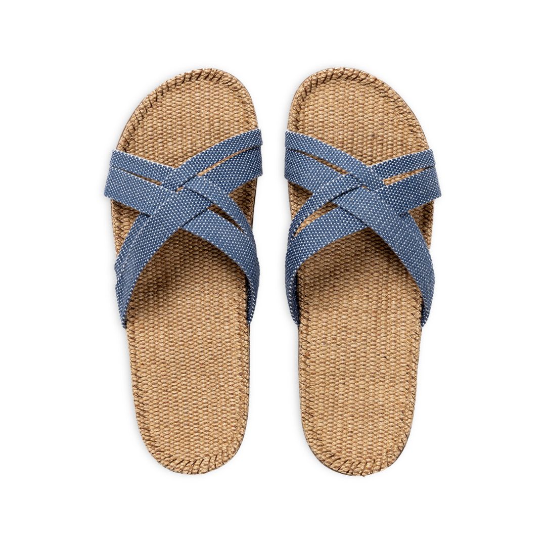 Shangies by Stilov sandaler dame #1 Blue dots