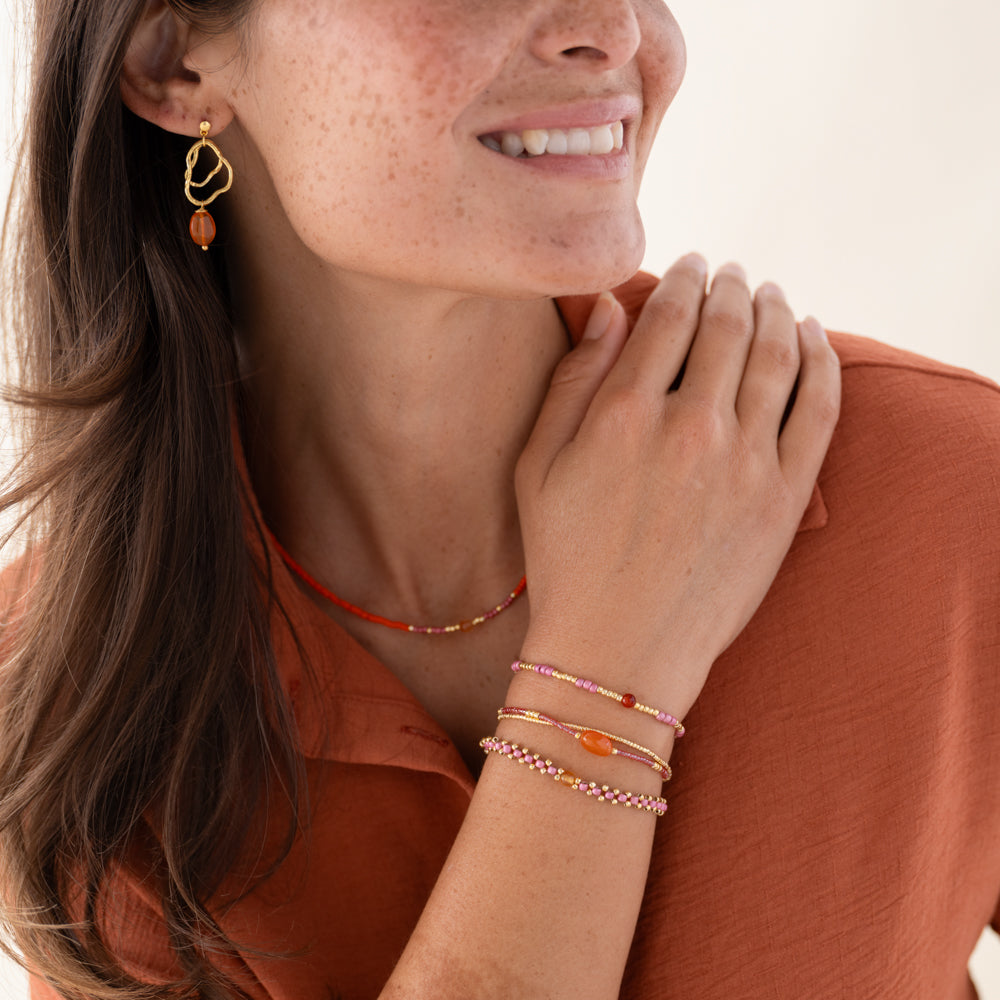 Feeling Karneol armbånd GF
