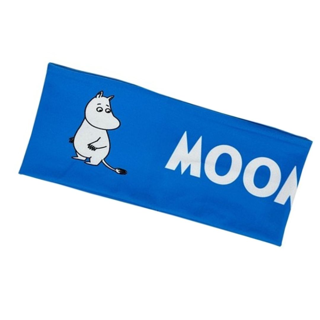 Blå to-lags pannebånd fra Moomin® by Davvin. Pannebånd har et print av Mummi og Lille My. Dette er perfekt for friluft og utendørs aktiviter til alle årstider og til glede for store og små. Materialer: 90% Polyester 10% Elasthan