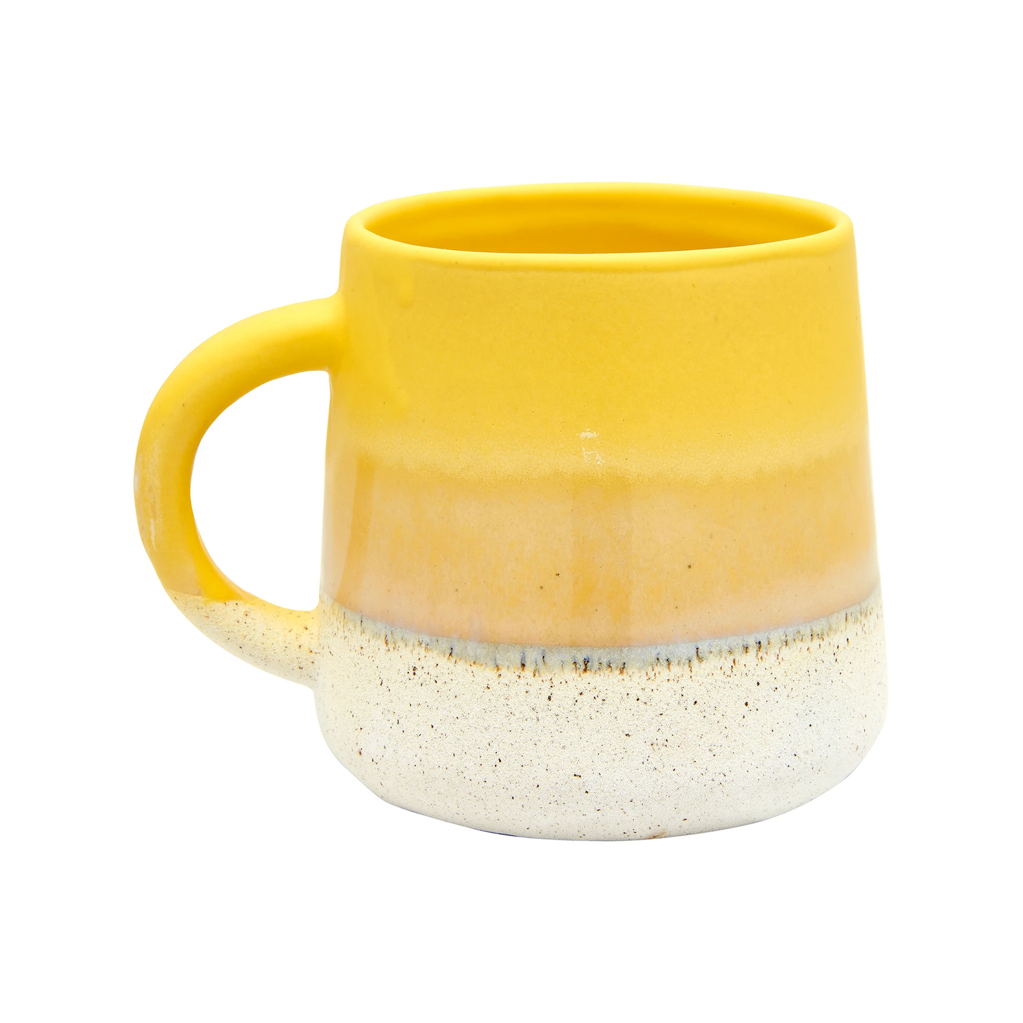 Sass & Belle Mojave Glaze gul kopp i stentøy