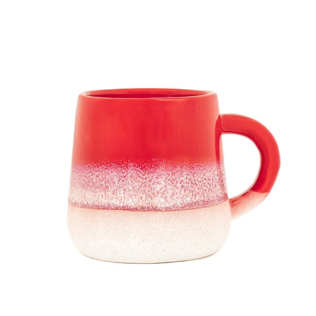 Sass & Belle Mojave Glaze rød kopp i stentøy