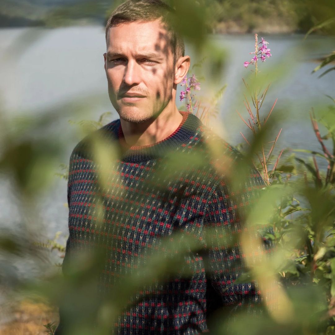 Norlender Hammerfest genser brukt utendørs