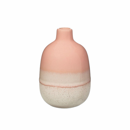 Liten rosa vase i keramikk fra Sass & Belle
